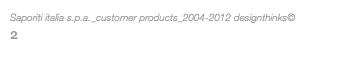 Saporiti italia s.p.a._customer products_2004-2012 designthinks© 2